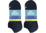 Lonsdale 6 Paia Di Calzini In Piquet Di Cotone Blu35-38