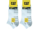 Caterpillar 6 Paia Di Calzini Da Uomo Per Ogni Uso In Cotone Bianco43-46