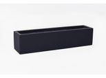 Vivanno Fioriera In Vetroresina Flobo, Antracite Opaco - 80X17X15 Cm