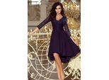 Numoco Abito Da Donna In Pizzo Nicolle Navy Xxl