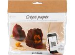 Creativ Company Cc Creative Mini Hobby Set Fiori Di Carta Crespa Papaveri