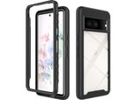 Custodia Google Pixel 7, Copertura Posteriore Trasparente Ibrida, Robusto Paraurti In Tpu, Custodia Antiurto Per Google Pixel 7 Nero