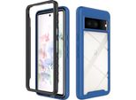 Custodia Google Pixel 7, Copertura Posteriore Trasparente Ibrida, Robusto Paraurti In Tpu, Custodia Antiurto Per Google Pixel 7 Blu Navy