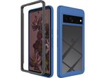Custodia Google Pixel 7 Pro, Copertura Posteriore Trasparente Ibrida, Robusto Paraurti In Tpu, Custodia Antiurto Per Google Pixel 7 Pro Blu Navy