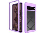 Custodia Google Pixel 7 Pro, Copertura Posteriore Trasparente Ibrida, Robusto Paraurti In Tpu, Custodia Antiurto Per Google Pixel 7 Pro Viola