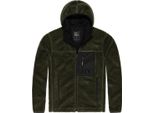 Vintage Industries Dustin Sherpa Fleece Jacke, Oliv, M