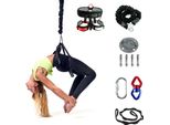 Yoga Bungee Rope Resistenza Imbracatura Kit Trapezio Aereo Yoga Gravity Training Tool Yoga Aerial Suspension Training Sling Trainer Con Pantaloni Fissi (60Kg)
