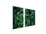 Piastre Copri Fornelli 2 Pezzi 100X52 Copri Piano Cottura In Ceramica Tagliere In Vetro Melissa Verde