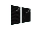 Piastre Copri Fornelli 2 Pezzi 100X52 Ceramica Copri Piano Cottura Vetro Tagliere Modello Nero