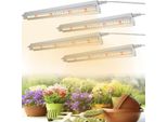 4Pcs Led T5 Pianta Lampada 42Cm Spettro Completo Pianta Luce Indoor Pianta Crescita Lampada Con Riflettore