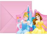 Buste E Inviti "Principessa - Vivi La Tua Storia"", 6 Pz. - Una Scelta Unica Per Ogni Occasione! Aggiungete Un Tocco Magico Alla Vostra Festa!"