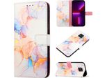 Redmi Note 9S Case, Marble Motifpoliuretanoleather Case Wallet Card Holder Con Funzione Stand Flip Cover Per Xiaomi Redmi Note 9S / 9 Pro / 9 Pro Max Colourful