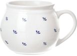 Orion Tazza In Ceramica Tazza Da Tè Tazza Da Caffè Con Manico In Ceramica Bianca Modrobila 190 Ml