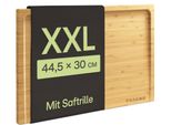 Tagliere Di Legno Grande Xxl - Con Scanalatura Per Il Succo - Utilizzabile Da Entrambi I Lati - Tagliere Di Legno In Bambù - Solido