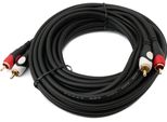 SYSTEM-S Cavo Cinch 2 Rca 5 M Da Maschio A Maschio Stereo Av In Nero