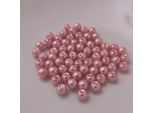 Perle Di Vetro - Tipo "Rotondo"" - 20G - 4 Mm - Oro Rosa Chiaro"