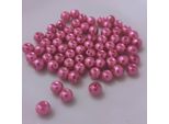 Perline Di Vetro - Tipo "Rotondo"" - 20G - 8 Mm - Rosa"