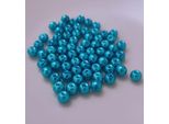 Perline Di Vetro - Tipo "Rotondo"" - 20G - 8 Mm - Turchese"
