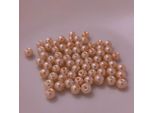 Perle Di Vetro - Tipo "Rotondo"" - 20 G - 4 Mm - Salmone"