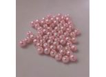 Perle Di Vetro - Tipo "Rotondo"" - 20 G - 3 Mm - Rosa Chiaro"