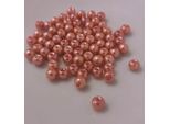 Perle Di Vetro - Tipo "Rotondo"" - 20 G - 8 Mm - Oro Rosa Chiaro 2"