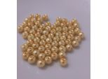 Perle Di Vetro - Tipo "Rotondo"" - 12 G - 2 Mm - Giallo Chiaro"