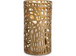 Casa Padrino Lanterna Di Design / Candeliere Finitura Ottone ø 23 X H. 41,5 Cm - Lanterna