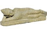 Figura Di Buddha Begusarai Reclinato 20 X 15 X 80 Cm