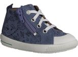 Superfit Moppy 0003628010 Scarpe Con Lacci, Ragazze, Scarpe Per Bambini, Pelle, Blu, - Scarpe Per Bambini, Girelli Taglia 18 - 26, Blu, Pelle/Effetto Pelle (Velour)