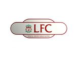 Liverpool Fc - Classica Insegna Stradale Retrò BS3368 (Taglia Unica) (Bianco/Rosso)
