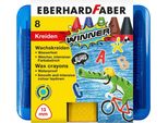 Eberhard Faber 524006 Pastello A Cera Triangolare Eberhard Faber Winner, Confezione Da 8 Pz