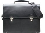 Esquire Borsa Da Ufficio Laptop Bag Con Scomparto Per Laptop Oxford Briefcase Black Nero