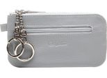 Esquire Caso Chiave Viktoria Key Case With Zip Grey Grigio