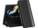 Samsung Galaxy Z Fold3 Custodia, Finto Cuoio Magnetic Flip Stand Custodia Per Samsung Galaxy Z Fold 3 5G Nero