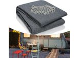 Fiqops Tappeto Per Tenda Tappeto Per Tenda 250X250Cm Tappeto Per Campeggio Pavimento Per Tenda Tenda Da Campeggio