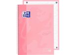Oxford 400138324, Tinta Unita, Rose, A4+, 80 Fogli, Carta A Righe, Copertina Rigida