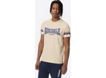 T-Shirt Uomo Regular Fit Creich Sand/Navy/Red S Lonsdale