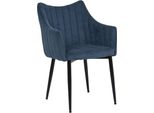 Set Di Sedie Da Pranzo Monte Blu Navy Set Di 6 Sedie Da Cucina
