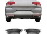 Telaio Di Scarico Del Diffusore Del Paraurti Per Vw Passat B8 2014-2019 In Acciaio Inox Cromato