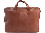 Harold's Pelle Laptop Bag Con Scomparto Per Laptop Submarine Notebookbag Carry Case Cognac Marrone
