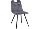 Set Di Sedie Da Pranzo Da Cucina Orfe Grey Set Of 2