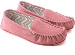 Pelle Delle Contee Orientali - Mokassins "Ffion"", Wildleder EL384 (42 Eu) (Rosa)"