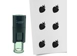 Timbro Combicraft Fragola Rotondo Da 10 Mm - Inchiostro Nero