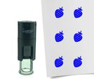 Timbro Combicraft Fragola Rotondo Da 10 Mm - Inchiostro Blu