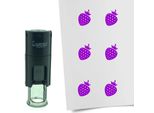 Timbro Combicraft Fragola Rotondo Da 10 Mm - Inchiostro Viola