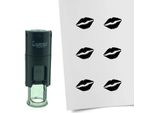 Timbro Combicraft Kiss Rotondo Da 10 Mm - Inchiostro Nero