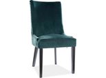 Set Di Sedie Da Pranzo Per Cucina Leon Green Set Of 2