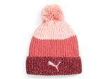 Puma Beanie Berretto Pom Beanie Peach Smoothie - Electric Blush - Dark Jasper Multicolore