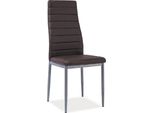 Set Di Sedie Da Pranzo Per Cucina H-261 Marrone Set Di 4 Sedie