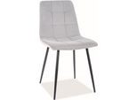 Set Di Sedie Da Pranzo Per Cucina Mila Grey Set Of 2